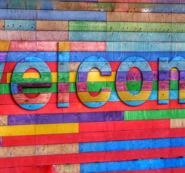 Rainbow welcome